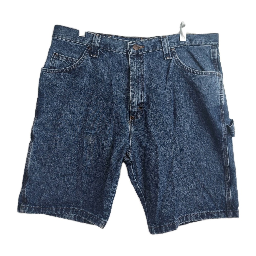 Wrangler‎ Denim Carpenter Shorts Men's Size 36 Blue